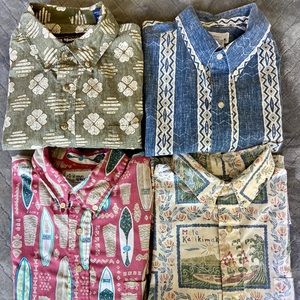 Lot of 4 Reyn Spooner shirts size L